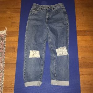 Vintage Distressed Mom Jeans